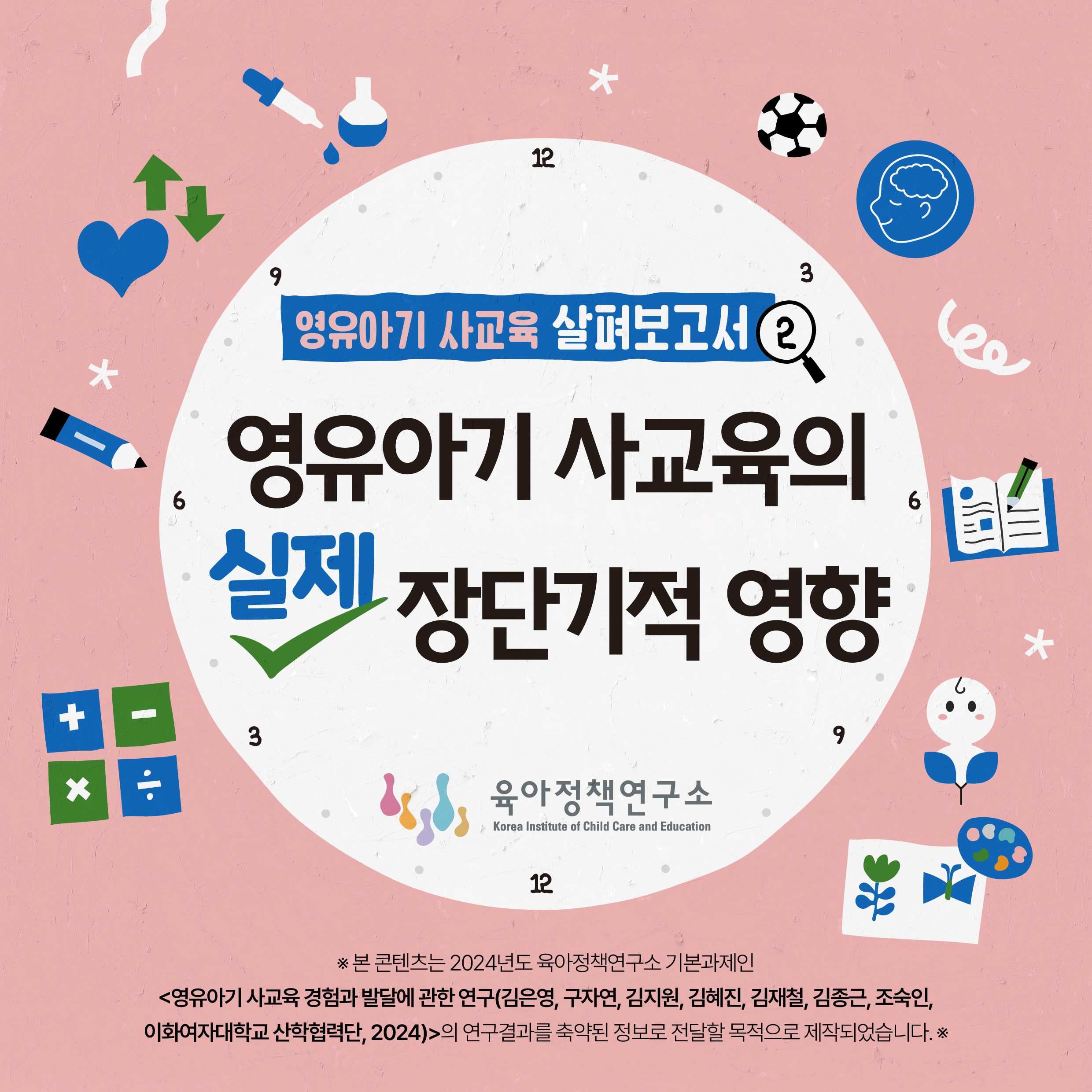 영유아기 사교육 살펴보고서 ② 영유아기 사교육의 실제 장단기적 영향 관련이미지